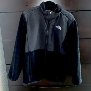 Classic, black, fleece north face zip up